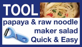 Papaya & Raw Noodle Salad Maker Tool